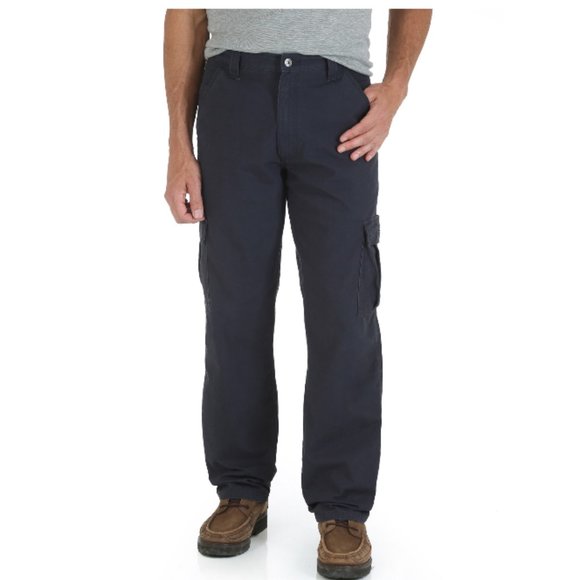 wrangler navy blue cargo pants